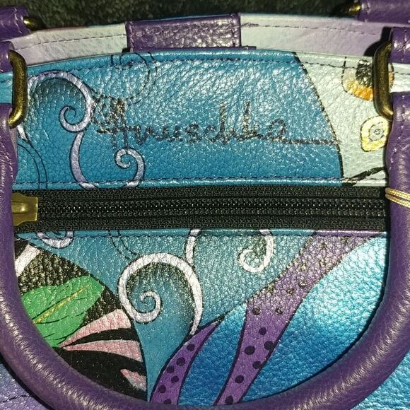 NWT Anuschka Multi Compartment Satchel - Picture 9 of 9